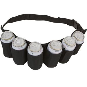 Black Adjustable Beer Belt used once for wedding for "Beer Dude"